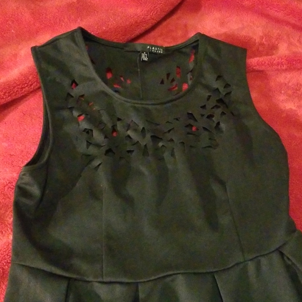 3/$15🚨 Was $169  PLASTIC ISLAND Little Black Dress